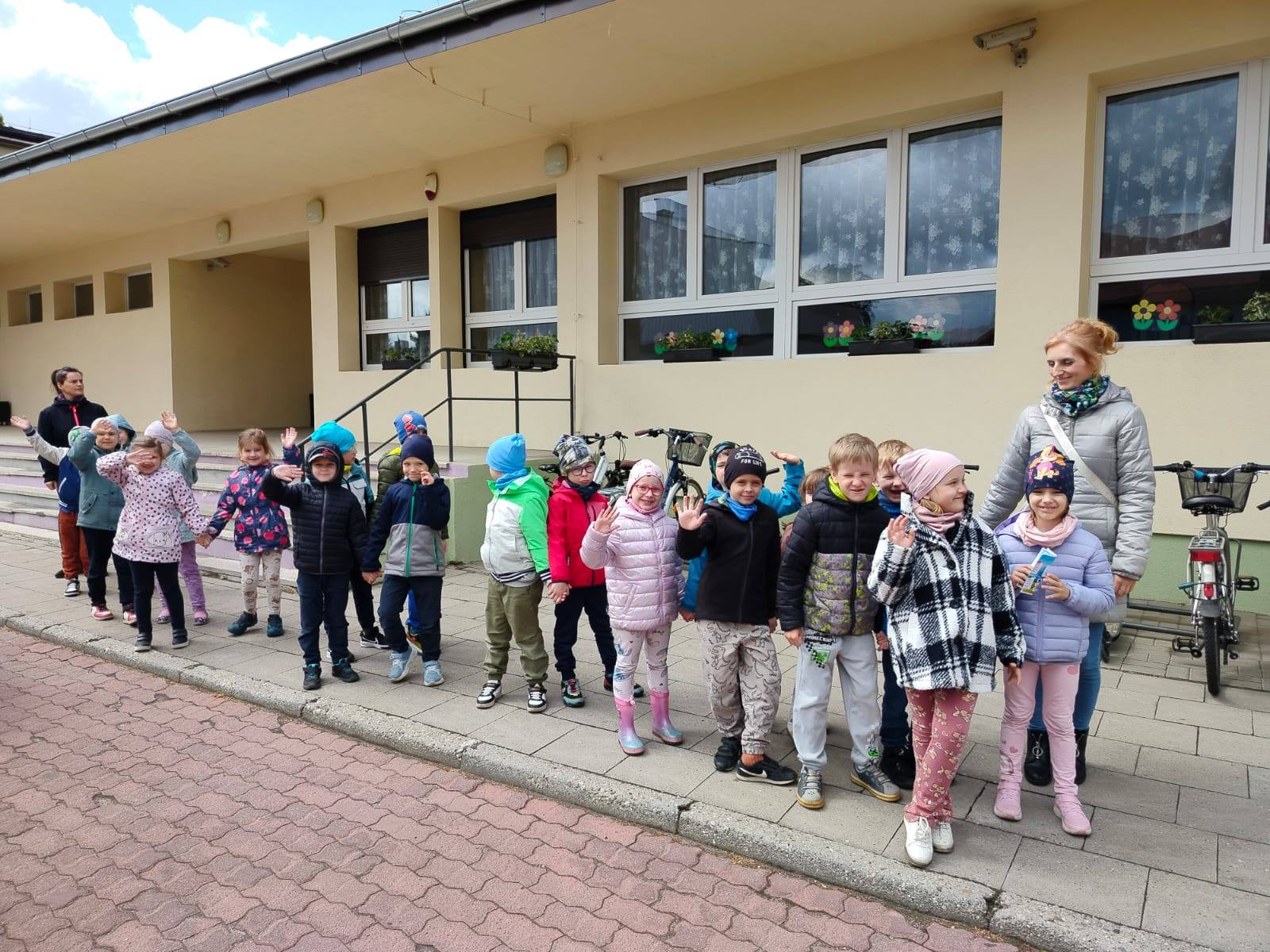 Zwiedzanie Szkoły Podstawowej nr 1 w Miasteczku Śląskim